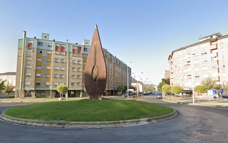 Glorieta de los Donantes de Sangre de Ponferrada.