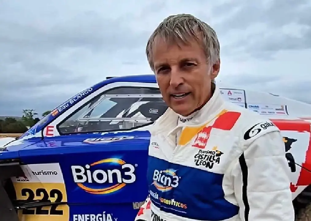 Jesús Calleja, momentos antes de iniciar la prueba.