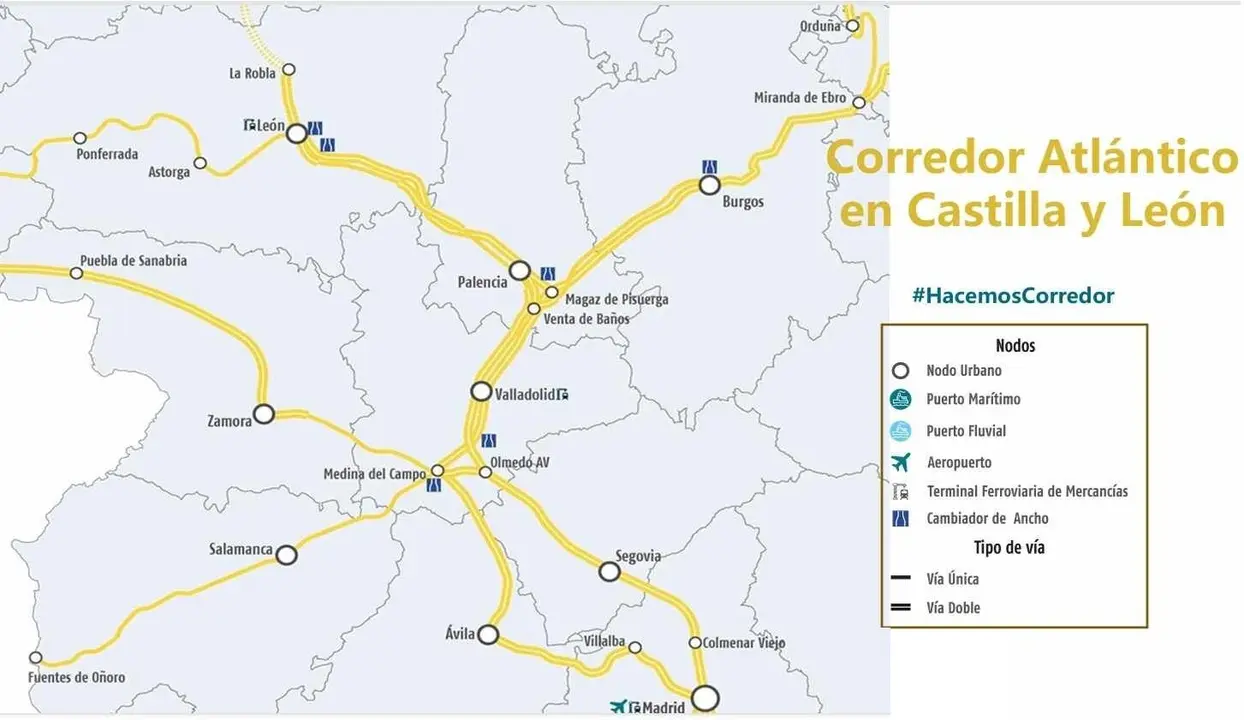 Las mejoras logísticas que afectan a León se limitan a la Alta Velocidad.