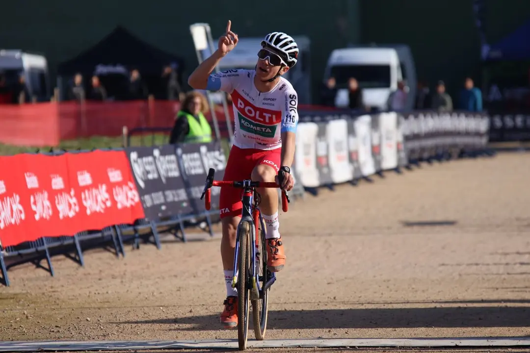El ciclista Oscar Orts durante una competición reciente.