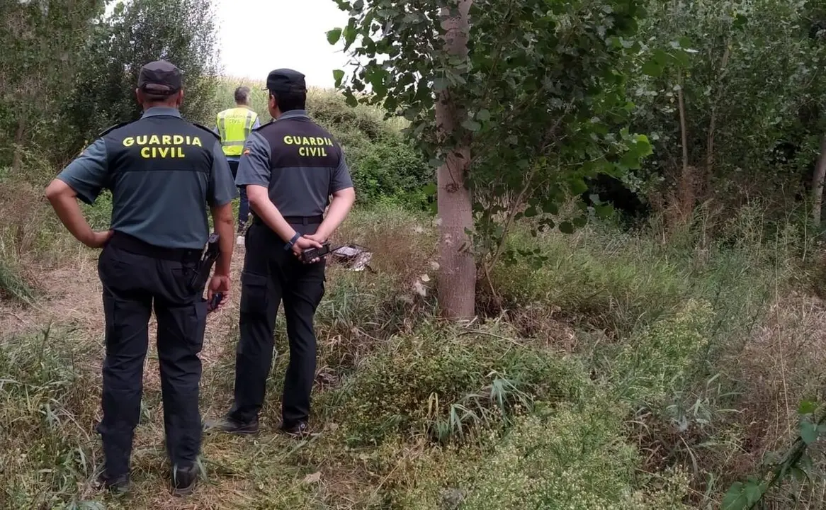 Dispositivo de búsqueda del hombre desaparecido en Vegacervera. Foto: Guardia Civil de León