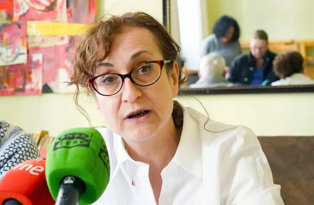 Carmen Franganillo, durante una rueda de prensa. Foto: Campillo