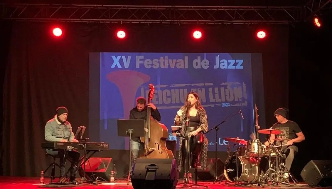 Nuria Martínez y Trifull Jazz en un concierto reciente.