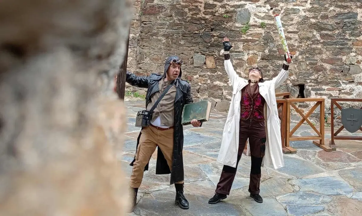 Los 'Guardianes del tiempo' llegan al Castillo de los Templarios.