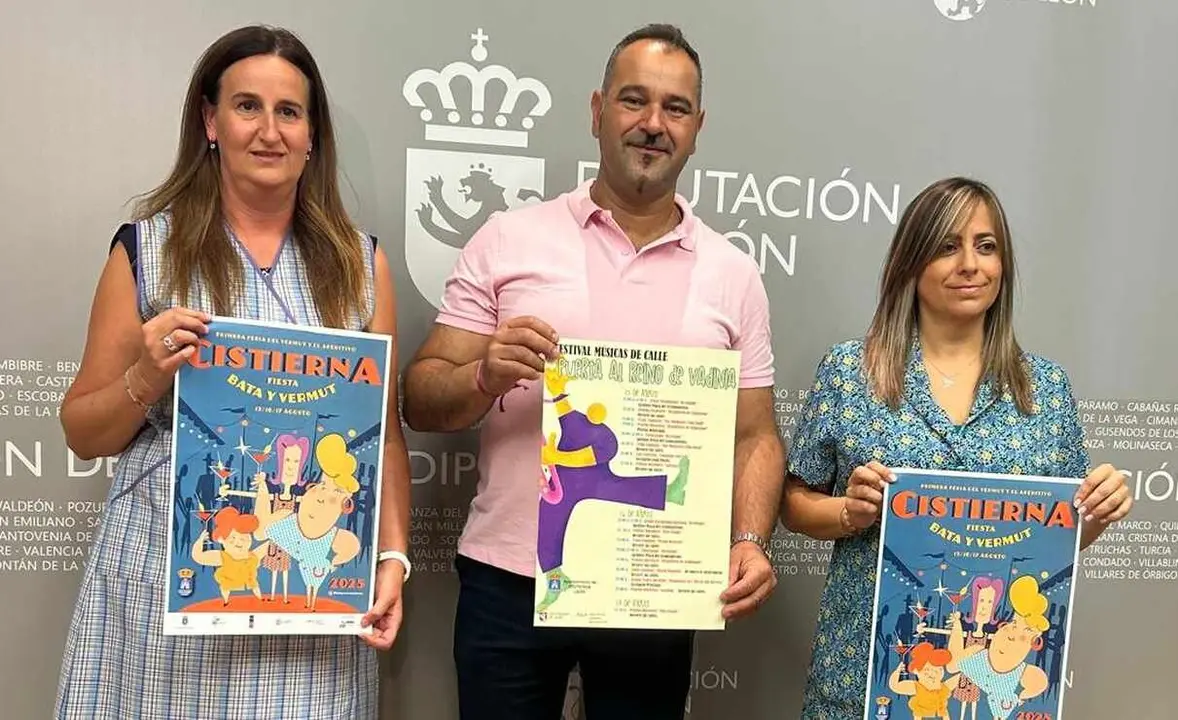 El diputado de Cultura, Arte y Patrimonio, Emilio Martínez, ha presentado este viernes la Fiesta Bata y Vermut de Cistierna, que se celebra los días 15, 16 y 17 de agosto.