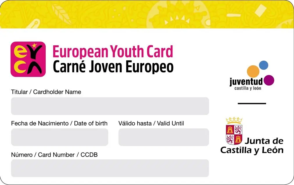 Imagen del Carné Joven Europeo