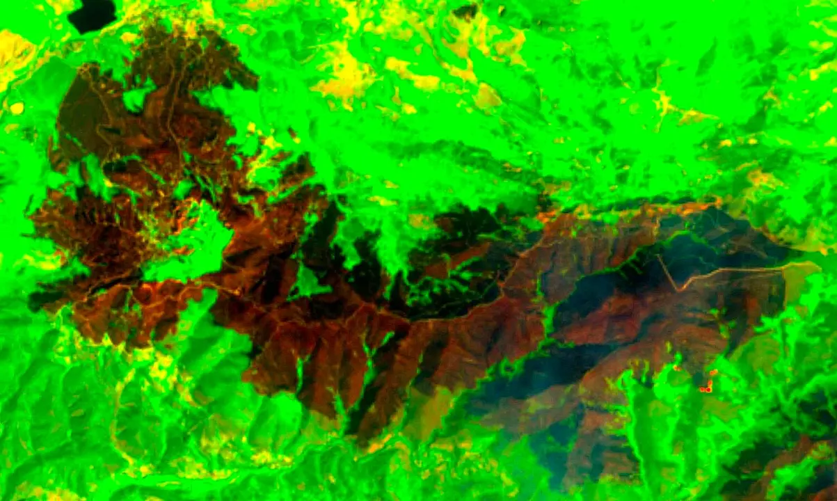 satelite Las Médulas