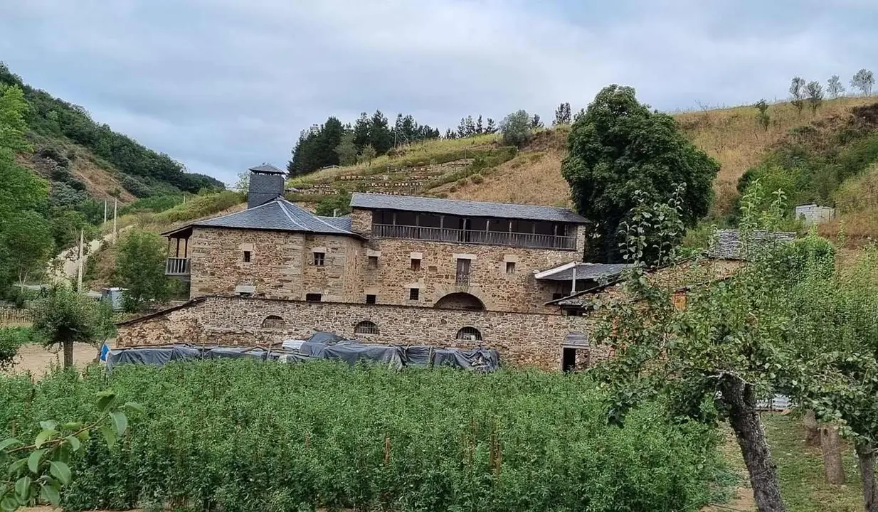 Granja de Santullano, el idílico lugar que ahora será recuperado.