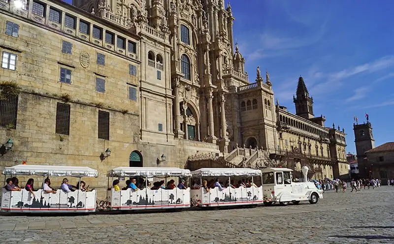 Tren turístico de Santiago de Compostela.