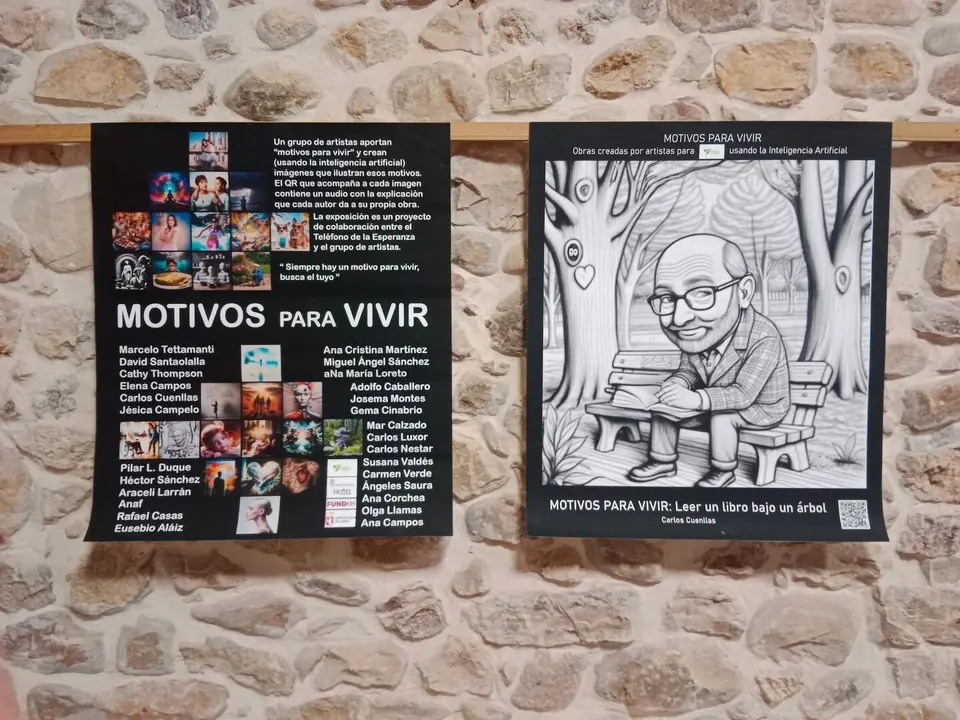 Exposición 'Motivos para vivir' en San Martín de la Tercia.