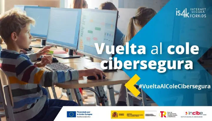 El Incibe lanza la campaña #VueltaAlColeCibersegura