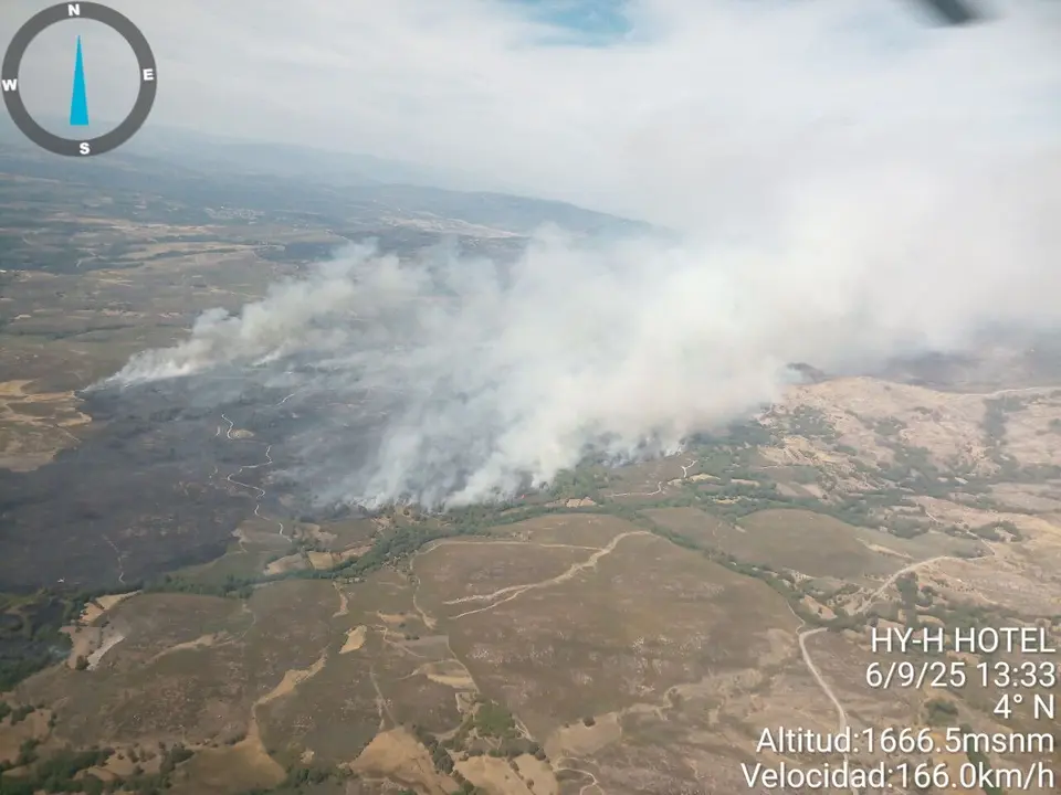 Incendio Castromil (Zamora)