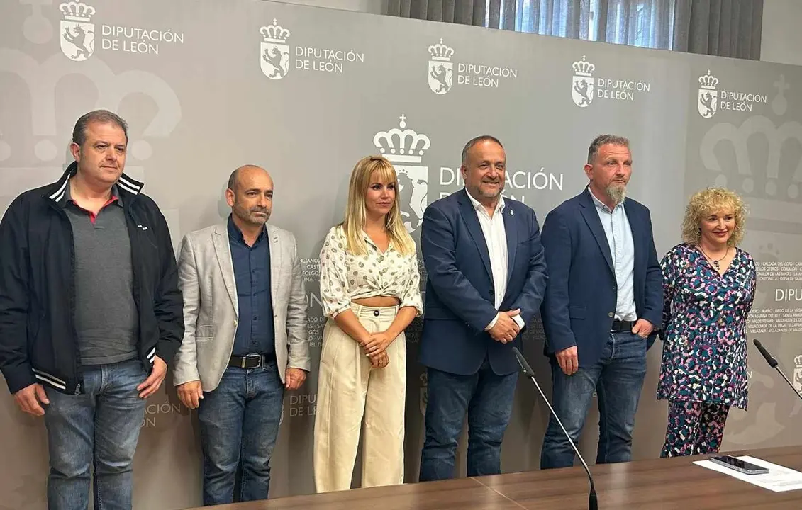 Un instante de la presentaci&oacute;n de las jornadas en la Diputaci&oacute;n de Le&oacute;n.