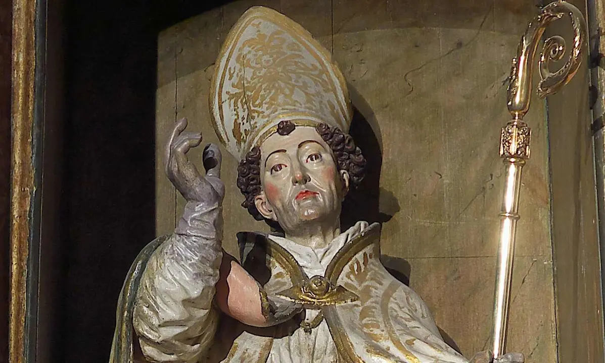 Imagen de San Froilán, en la Catedral de Lugo.