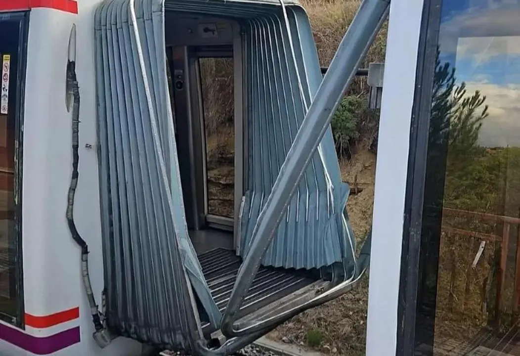 Imagen de la unidad averiada.