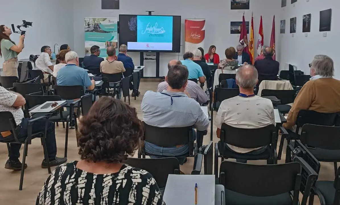 El delegado de la Junta, Eduardo Diego, durante la clausura de las jornadas.