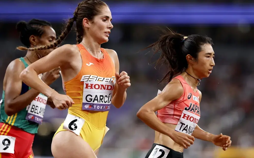 Marta García, durante su gran final.