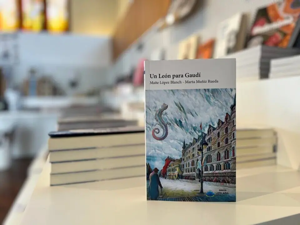 Un ejemplar del libro 'Un León para Gaudí'. Foto: Museo Casa Botines