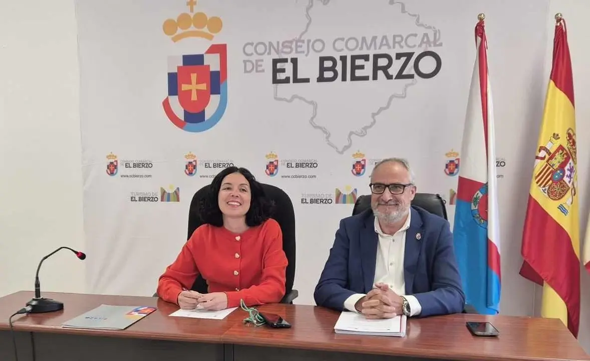 Un instante de la rueda de prensa de este martes.