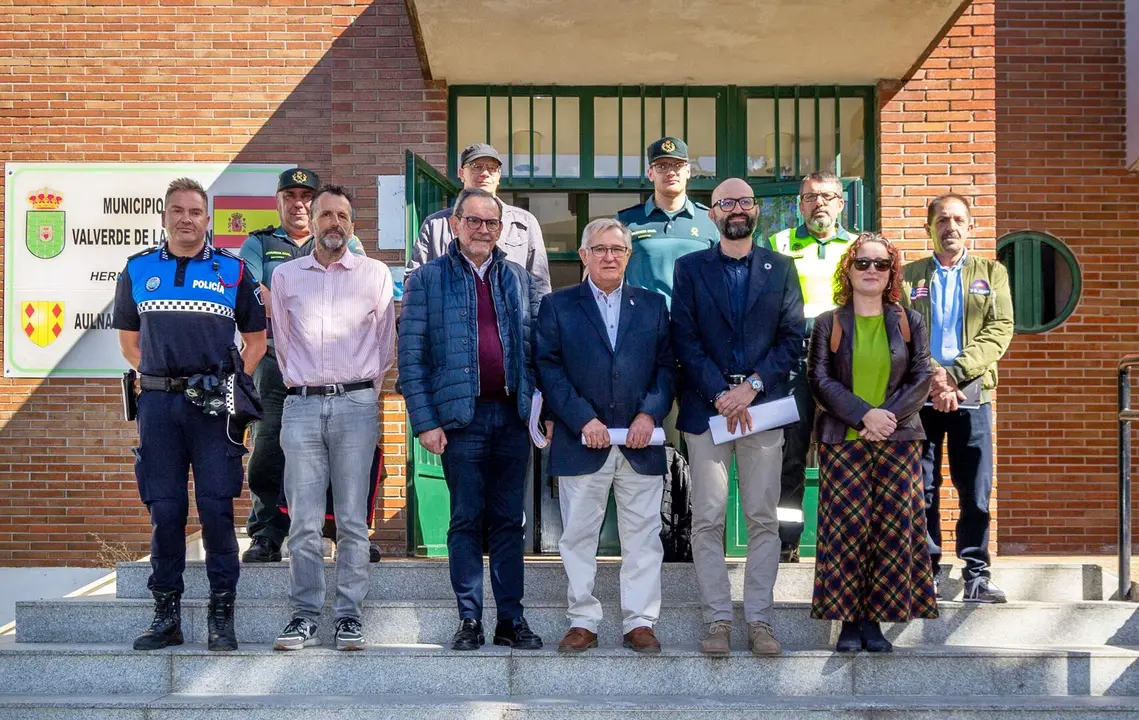 Reunión de la Junta de Seguridad de Valverde de la Virgen para coordinar el dispositivo de seguridad de la Romería de San Froilán.