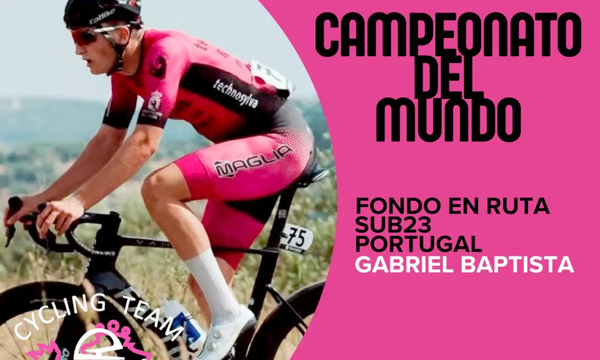 Gabriel Baptista competirá en el Mundial de Ciclismo en Ruanda