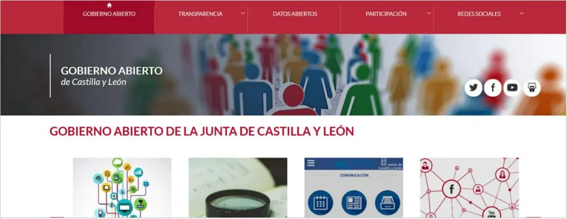 Web de Gobierno Abierto de la Junta.