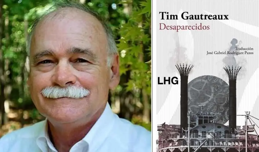 El autor Tim Gautreaux, Luisiana, 1947. Foto de la portada del libro.