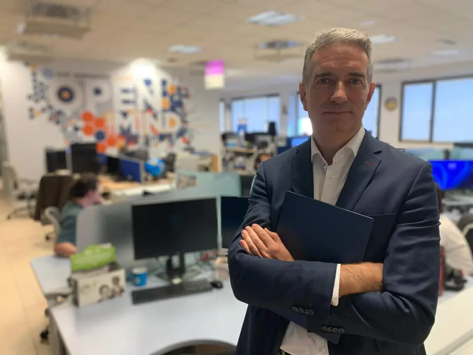 Miguel Ángel Turrado, en las oficinas de HP León en el Parque Tecnológico. Foto: A.F.R.