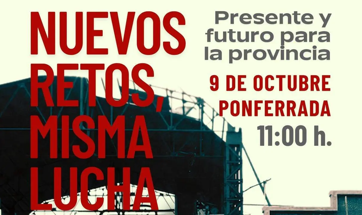Cartel de la asamblea provincial de delegados de Comisiones Obreras.
