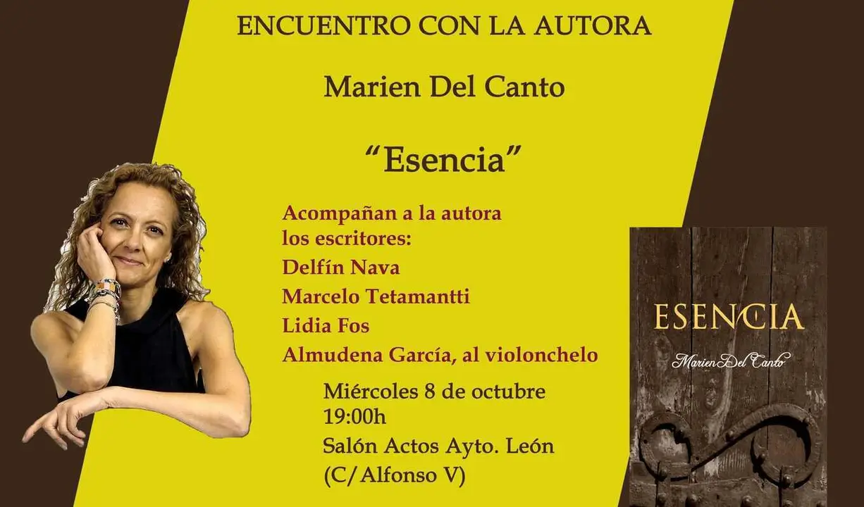 Marien del Canto presenta su nuevo libro en León capital.