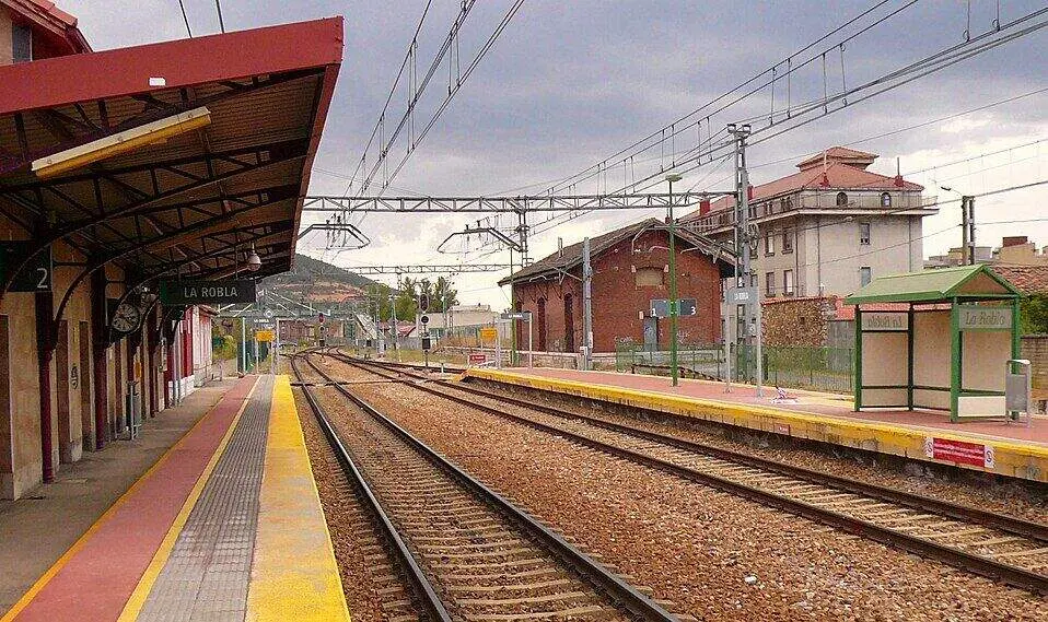 La estación de tren de La Robla.
