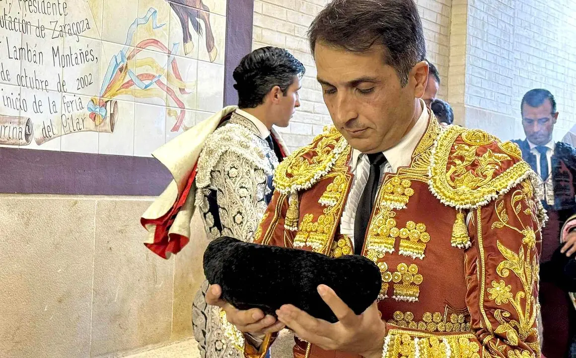 Javier Castaño, en la antesala de pisar la arena por última vez. Foto: Javier Lorenzo (@javierlorenzomv)