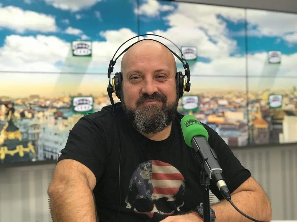 Nacho Arias, en los estudios centrales de Onda Cero en Madrid.