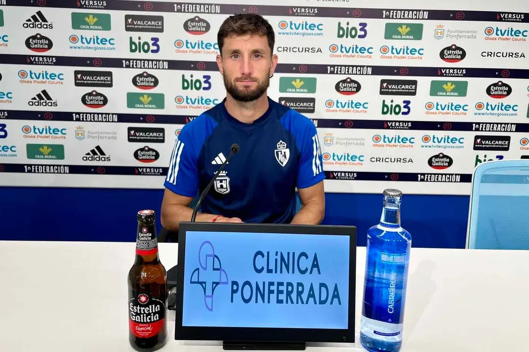 Borja Valle, durante la rueda de prensa de este miércoles.