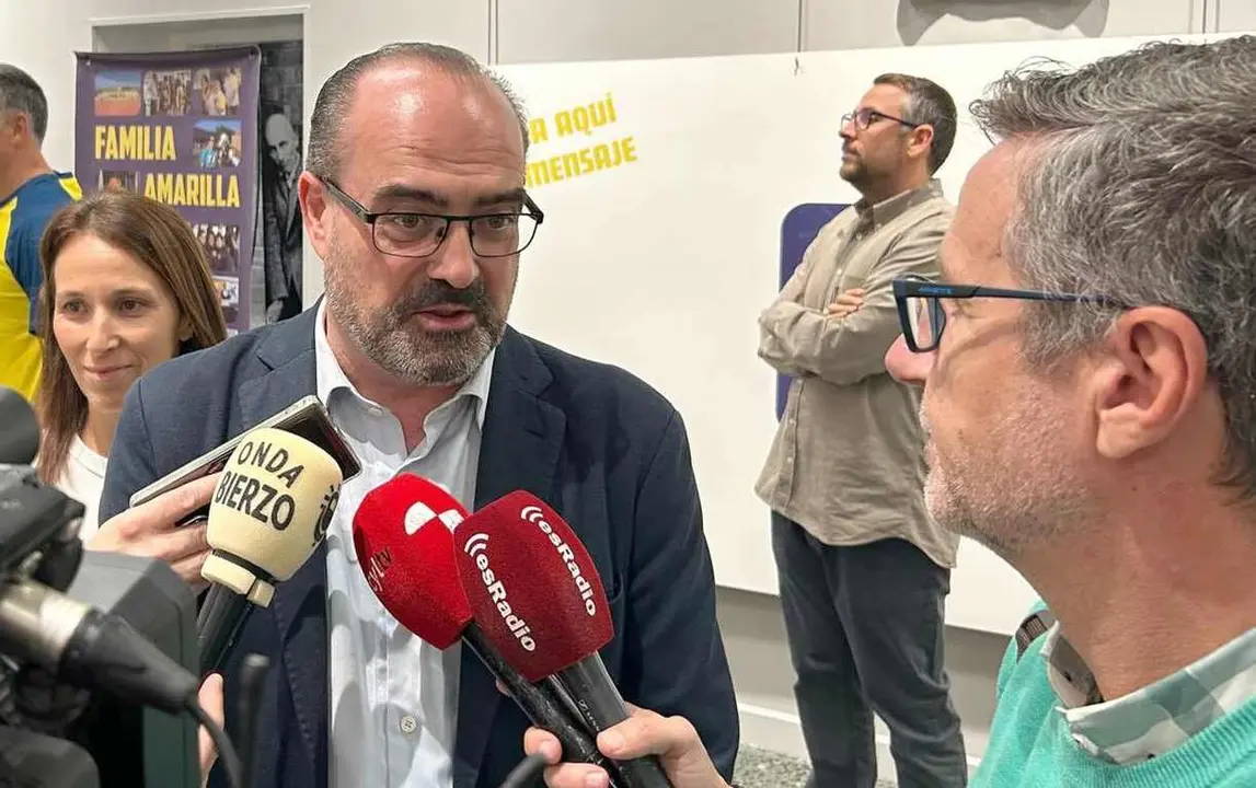Marco Morala, durante una comparecencia ante los medios.