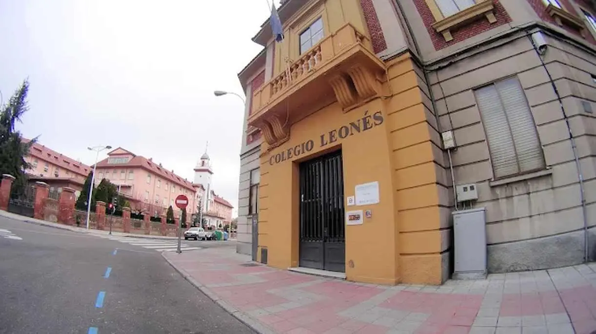Imagen del Colegio Leonés Corredera, cuyo inmueble es propiedad de Fundos.