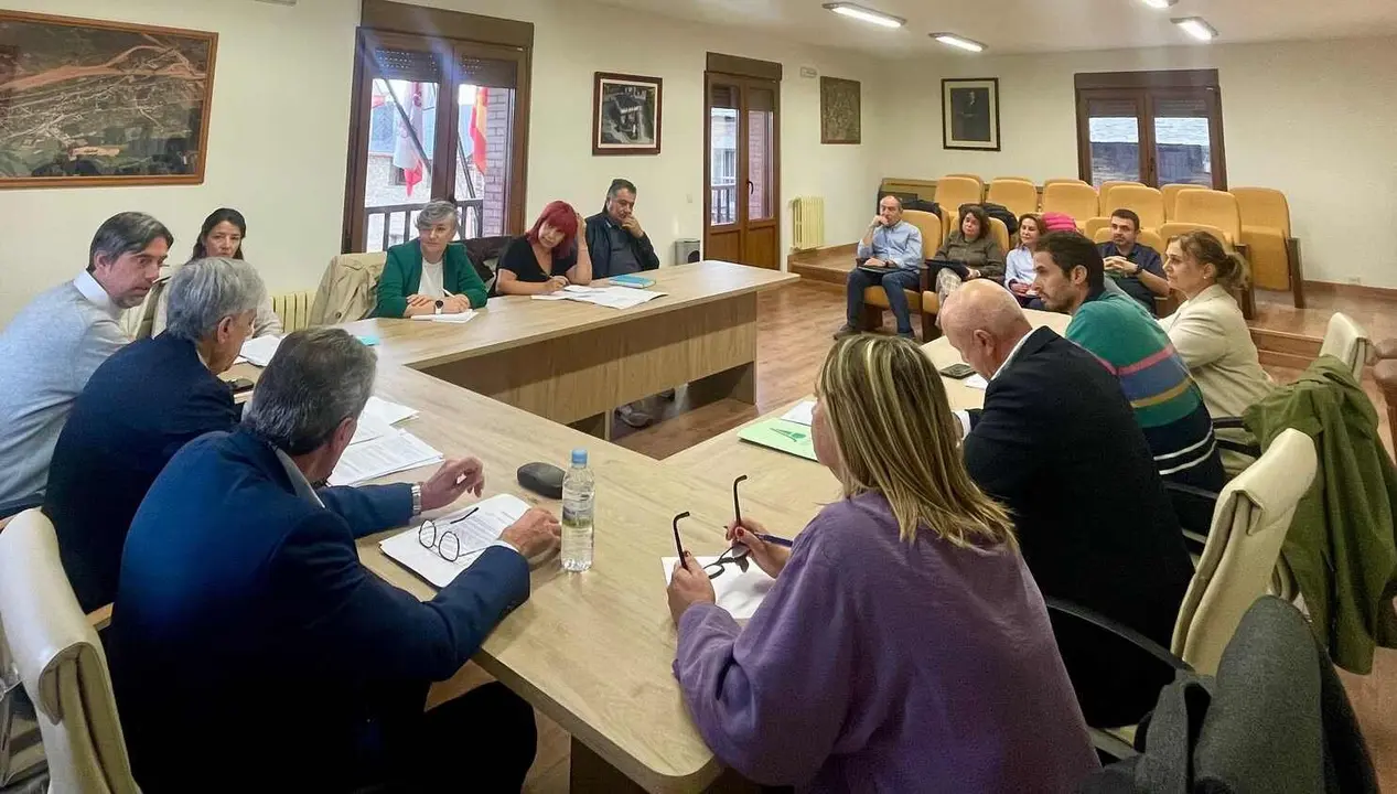 Un instante del consejo agrario.
