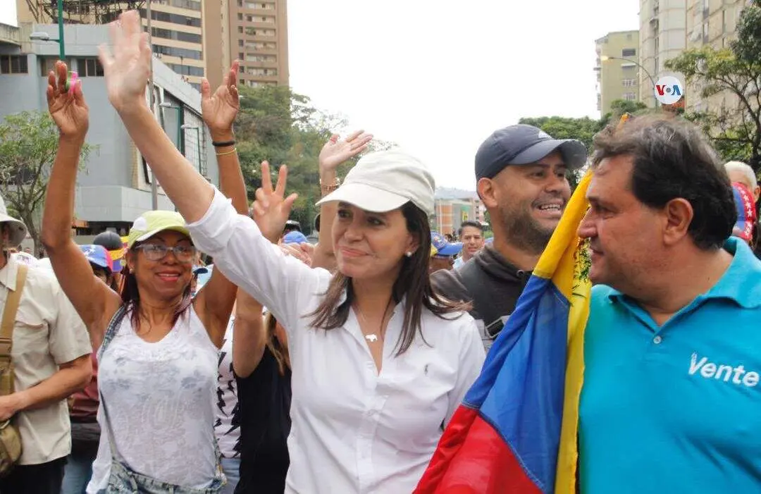 María Corina Machado, premio Nobel de la Paz 2025. Foto: VOA