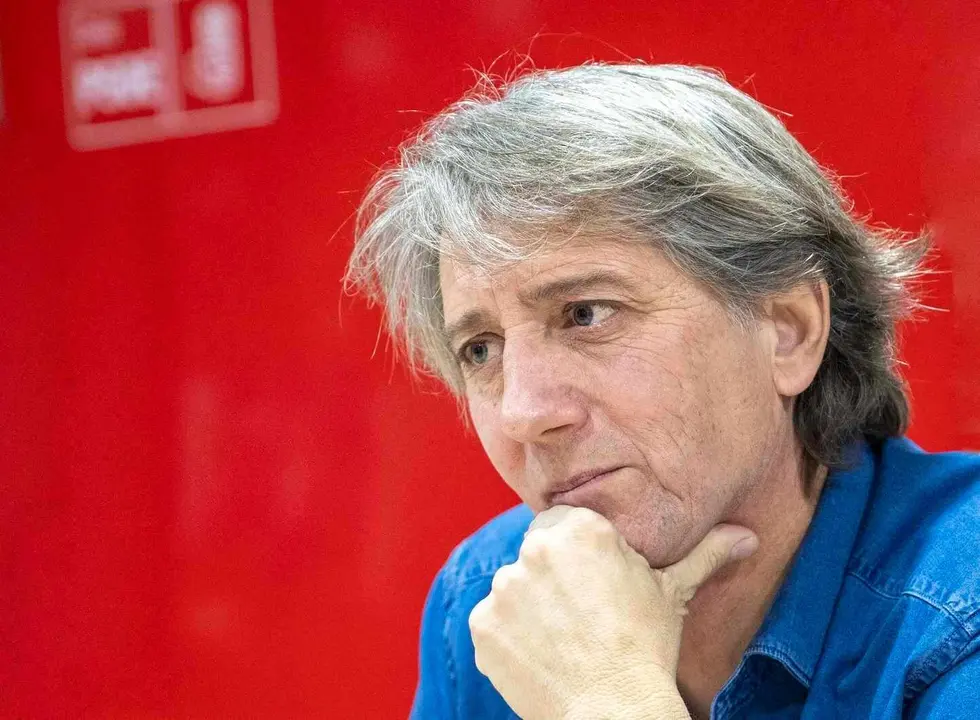 El secretario general del PSCyL y candidato a la presidencia de la Junta de Castilla y León, Carlos Martínez