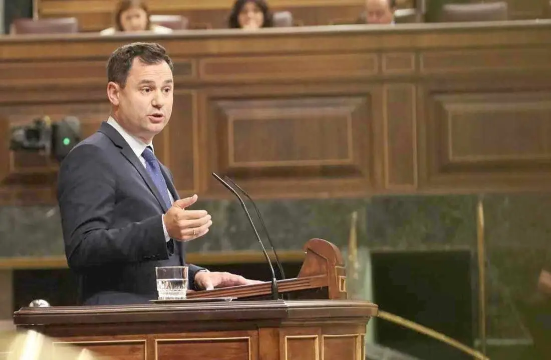Javier Cendón, en el Congreso de los Diputados.