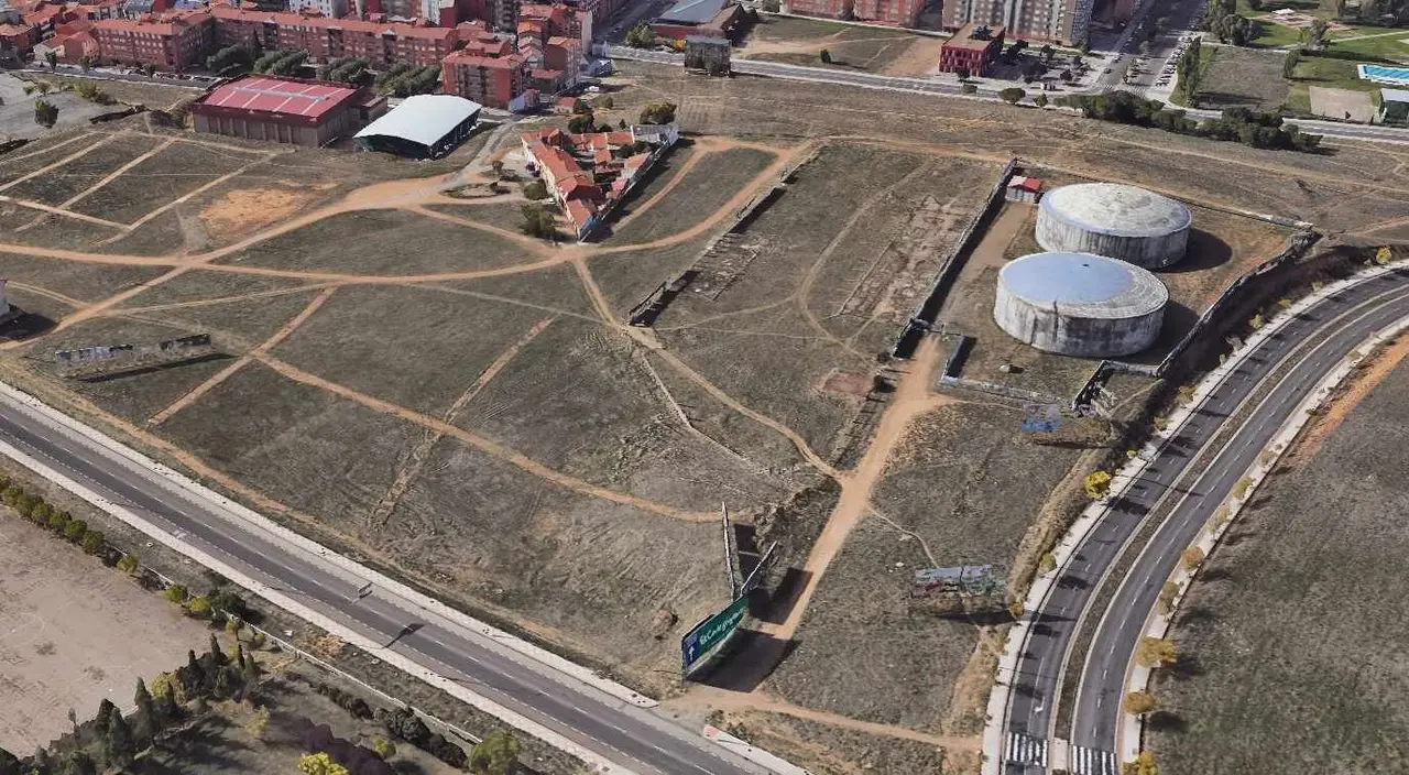Imagen del entorno de la Carretera de Asturias, donde se realizará un nuevo desarrollo urbano.