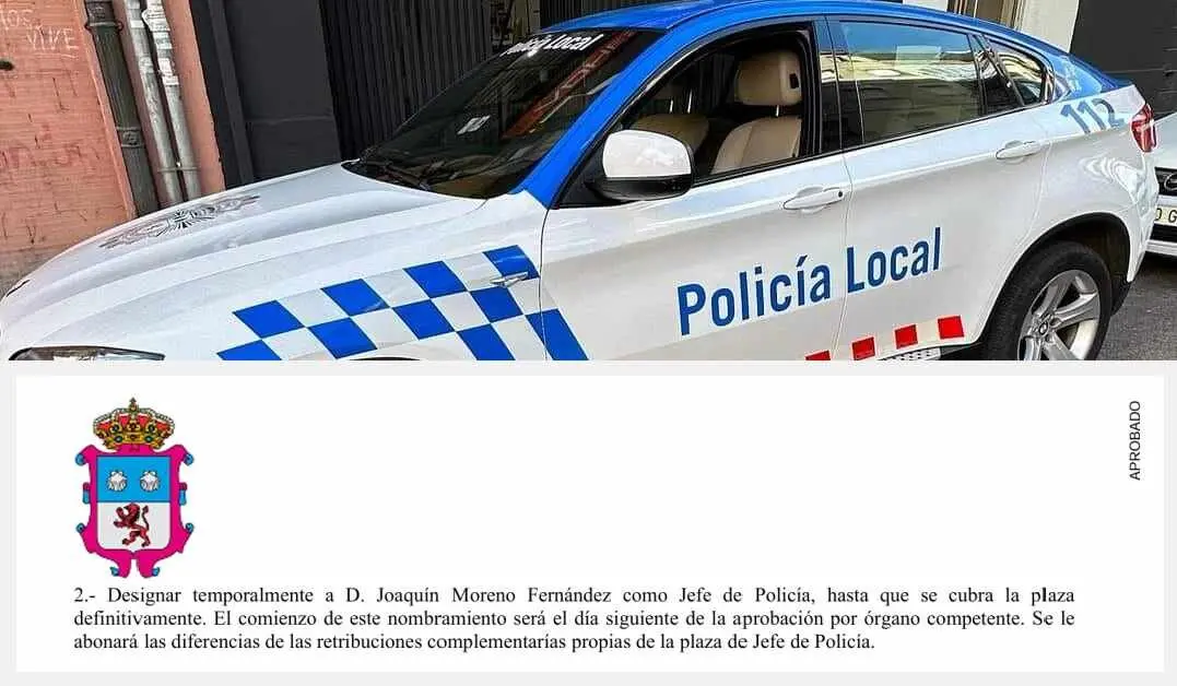 Nombramiento del nuevo jefe de la Policía Local de San Andrés del Rabanedo.