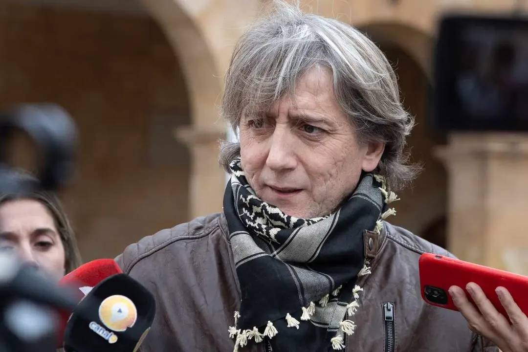 El secretario general del PSCyL y candidato a la Presidencia de la Junta, Carlos Martínez, y la secretaria de Igualdad del PSCyL, Lorena Valle, participan en la jornada ‘Mujeres que sostienen el territorio’.