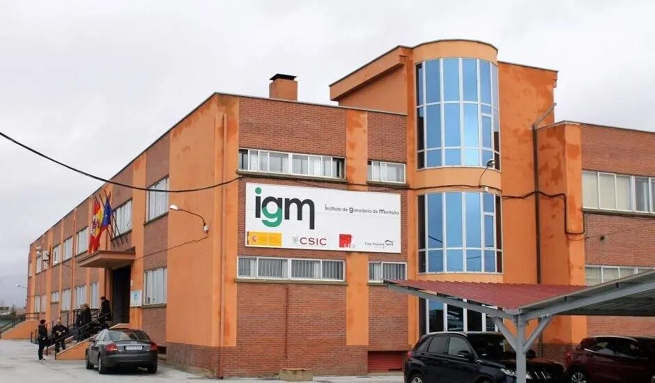 Exterior del Instituto de Ganadería de Montana (IGM) ubicado en la localidad leonesa de Grulleros.