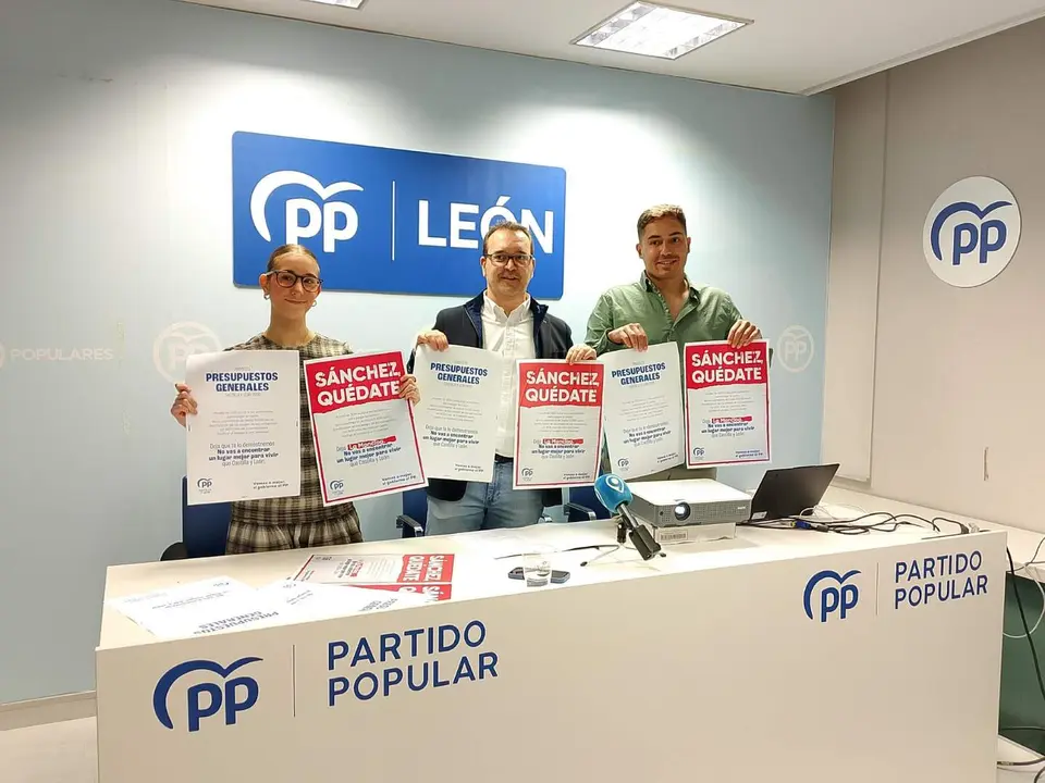 Presentación de la campaña del PP 'Pedro Sánchez no vuelvas'.