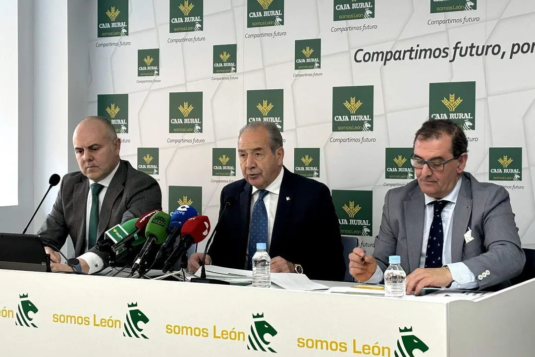 Presentación de resultados de Caja Rural en León.