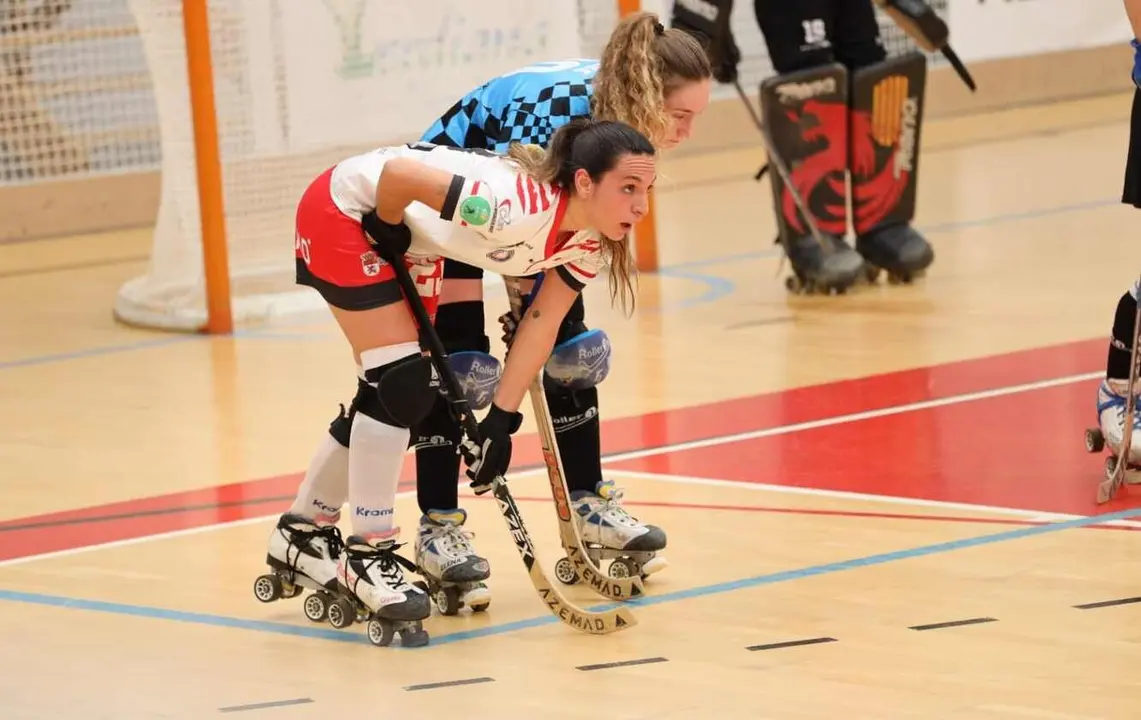 Las jugadoras de la capital del Bierzo Alto, en uno de sus partidos. Fotos: Mila García / BHC
