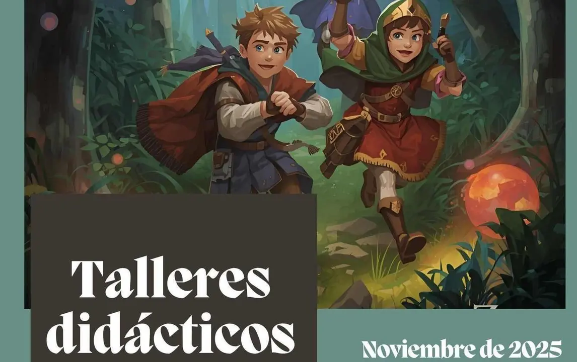 Imagen parcial del cartel de Talleres didácticos.