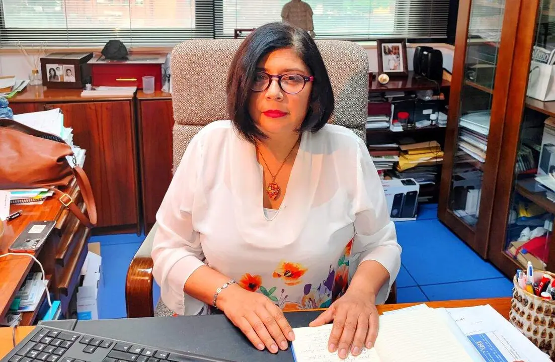 La doctora Mirna Andrade.