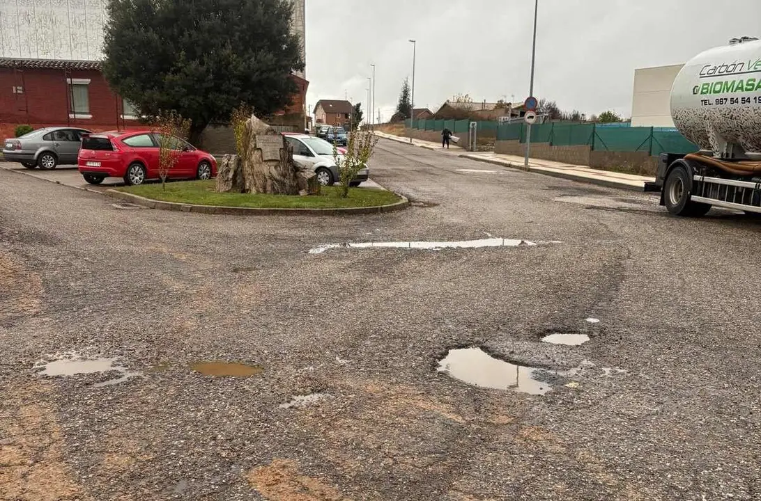 UPL denuncia, con imágenes como esta, la situación de Valverde de la Virgen.